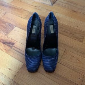 Blue Prada pumps, size 39 (fits like an 8)